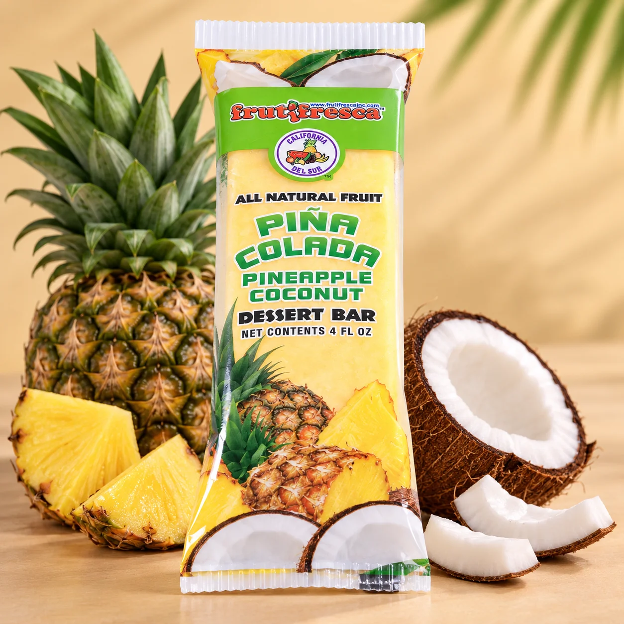 Paleta con Crema Pina Colada