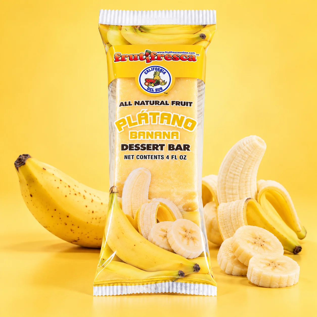 Paleta con Crema Platano