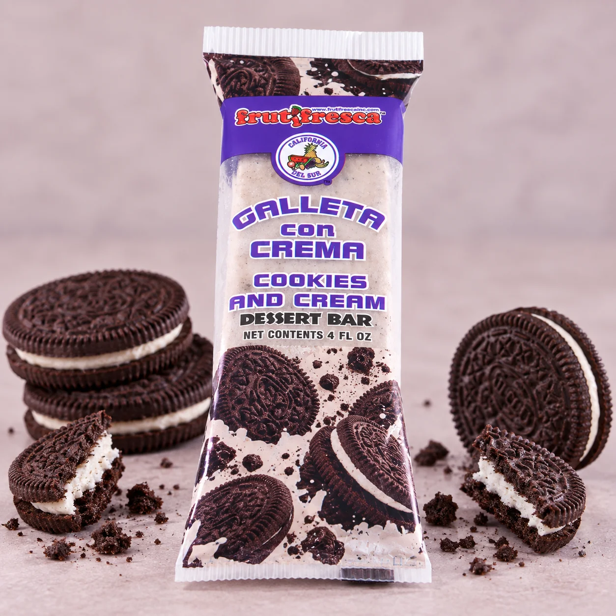 Paleta de galletas con crema