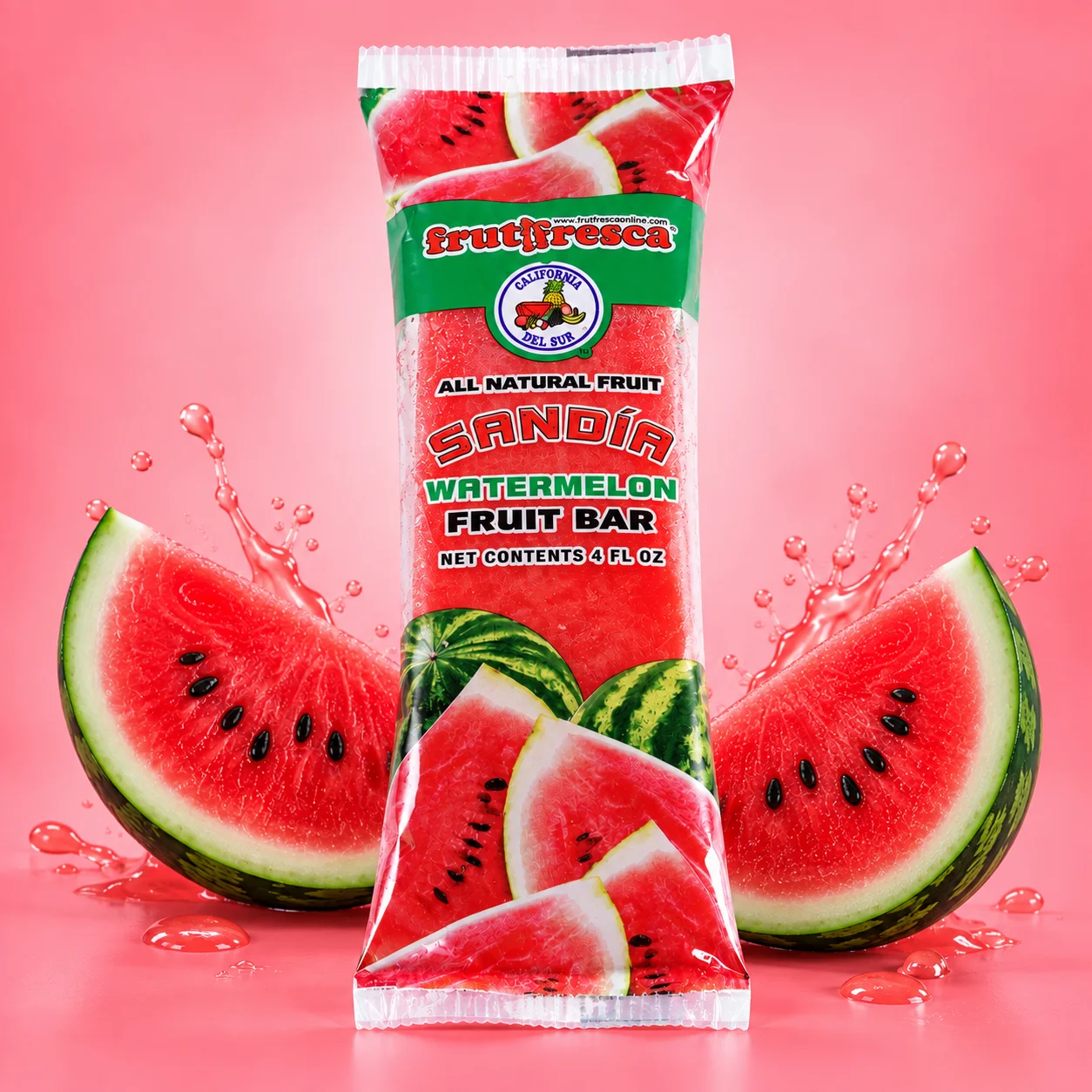 Paletas de fruta FrutiFresca